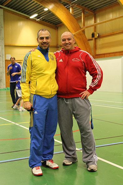 Landslagstränare besökte Box Team Nordmarken